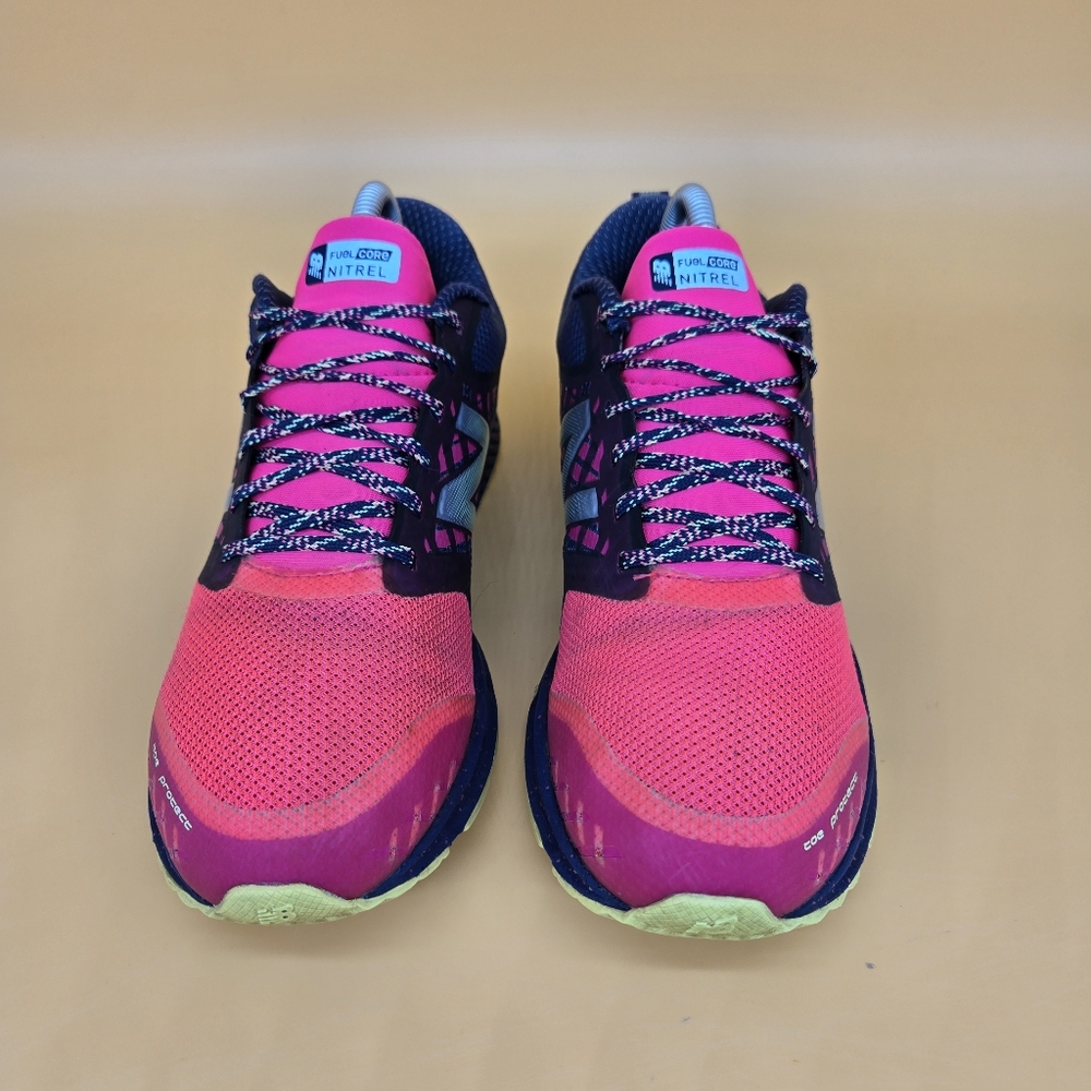 New Balance Women's Pink and Navy Running Shoes - Picture 2 of 8